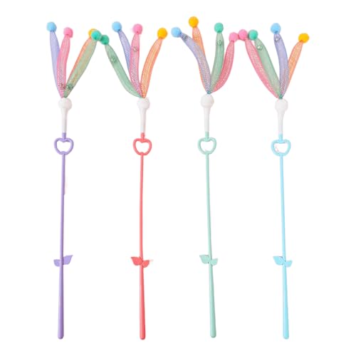Geavonyg 4pcs Necken Zauberstab Spielzeug Für Katzen Die Innenübung Unterhaltungsstab Teaser Jagen Geavonyg 4pcs Necken Zauberstab Spielzeug Für Katzen Die Innenübung Unterhaltungsstab Teaser Jagen von Geavonyg
