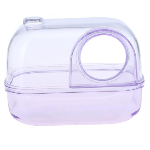 Geavonyg ABS Hamster Badbox Bequem Und Sicher Für Säuglings Und Kleine Haustier Toilettenkäfigbox Badezimmer Spielzeug Hamster Badewanne von Geavonyg