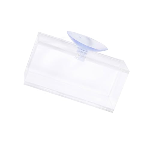 Geavonyg Bettas Fische Verstecke Tunnel Natürliche Umwelt Bettas Klarer Rastrohr Mit Saugnapfbecher Für Haustierfische Ruhen Und Natürliche Betta Umwelt Verstecken von Geavonyg