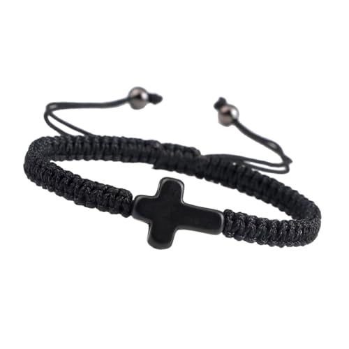 Geavonyg Hand Craft Pet Memorial Crosed Armband Einzigartiges Design Zum Denkmal Ihr Beliebter Haustiergedächtnis Erinnert Sich An Schmuck Handbraun Kettenarmband An. von Geavonyg