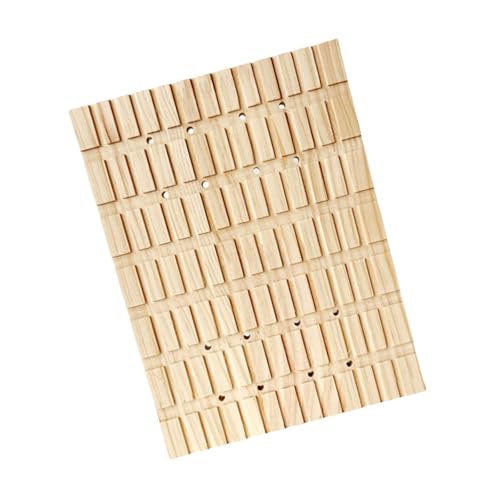 Geavonyg Haustier Hamster Kratzer Spiel Holz Füße Pad Plattform Kaninchen Fitnessstudio Nagetiere Spielzeug Für Cage Naturalholz Nagen Spielzeug von Geavonyg