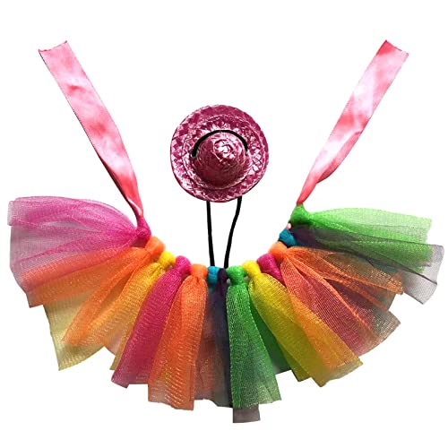 Geavonyg Haustierbärted Dragon Cosplay Tutu Rock+ Stylische Kostümzubehör Dress Up Haustier Halloween Urlaub Accessoires Kostüme Für Bärtige Drachen von Geavonyg