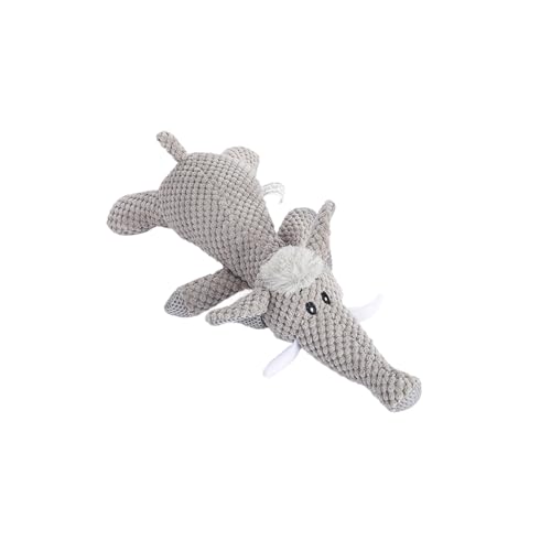 Geavonyg Haustierplüsch Wolfsform Molar Chew Toy Welpen Zum Zehen Für Zahnen Reinigungshund Elefant Hund Zahnkauen Geavonyg Haustierplüsch Wolfsform Molar Chew Toy Welpen Zum Zehen Für Zahnen Reinigungshund Elefant Hund Zahnkauen von Geavonyg
