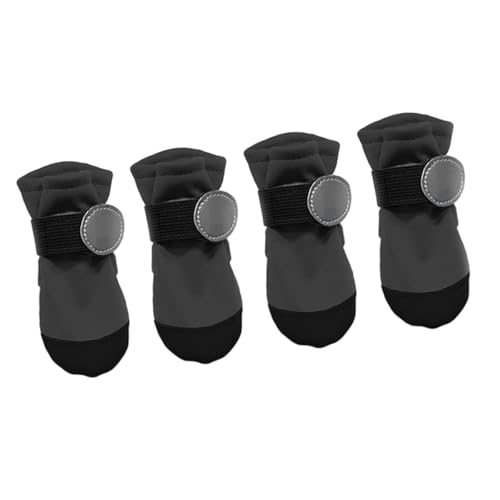 Geavonyg Hundepfotenschutz 4PCs Haustierschuhe Mit Wasserfestem Antislip Reflexion Design Für Kleine Hunde Walking Wanderausrüstung Geavonyg Hundepfotenschutz 4PCs Haustierschuhe Mit Wasserfestem Antislip Reflexion Design Für Kleine Hunde Walking Wanderausrüstung von Geavonyg