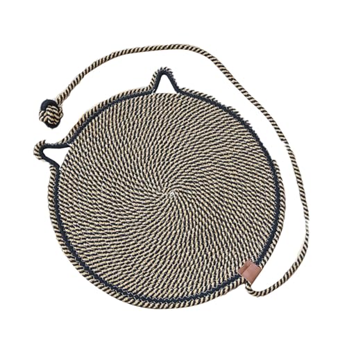 Geavonyg Katzen Kratzen Matten Bett Kratzfestes Baumwollseil Cartoon Kätzchen Ohr Für Haustier Innen Gewebte Katzen Kratzen Matte Geavonyg Katzen Kratzen Matten Bett Kratzfestes Baumwollseil Cartoon Kätzchen Ohr Für Haustier Innen Gewebte Katzen Kratzen Matte von Geavonyg