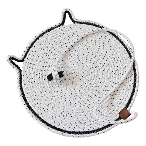 Geavonyg Katzen Kratzen Matten Bett Kratzfestes Baumwollseil Cartoon Kätzchen Ohr Für Haustier Innen Gewebte Katzen Kratzen Matte Geavonyg Katzen Kratzen Matten Bett Kratzfestes Baumwollseil Cartoon Kätzchen Ohr Für Haustier Innen Gewebte Katzen Kratzen Matte von Geavonyg