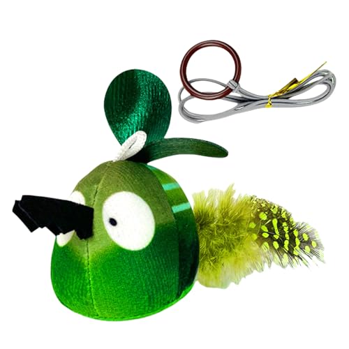 Geavonyg Katzen Tierische Teaserspielzeug Selbstvergnügen Hängen Blühende Quietschende Interaktion Teaser Für Aktive Realistische Quietschende Katzen Geavonyg Katzen Tierische Teaserspielzeug Selbstvergnügen Hängen Blühende Quietschende Interaktion Teaser Für Aktive Realistische Quietschende Katzen von Geavonyg