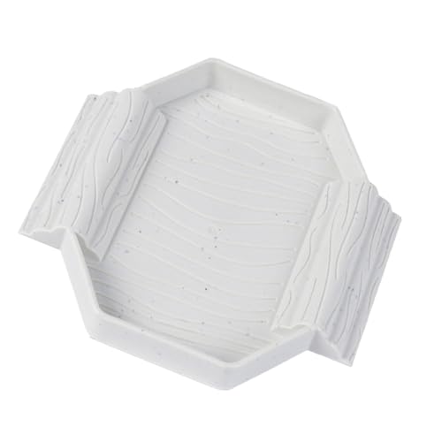 Geavonyg Kleine Kunststoffschildkröten Spa Pool Mit Rampen Hygienikbad & Fütterungsbecken Für Innen/Außenreptilien Lebensräume Schildkrötenzubehör Accessoires von Geavonyg