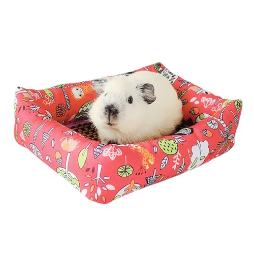 Geavonyg Natürliches Weiches Bett Schlafmatte Weiche Pad Spielzeug Für Kleine Tierische Mausbett Hamster Kaninchen Kissen Käfigkissen Hamster Stuhl von Geavonyg