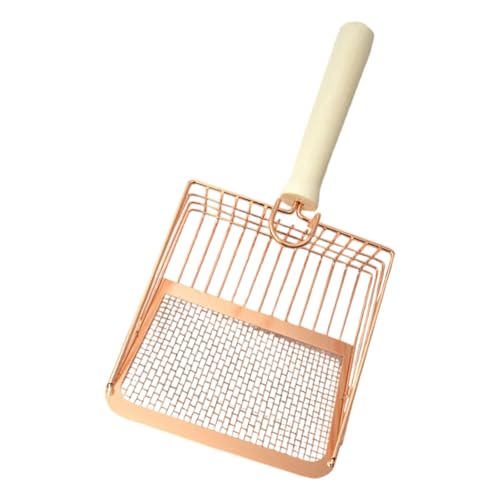 Geavonyg Übergroßer Edelstahl Schöpfer Schöpferfilter Design Für Die Entfernung Von Verschwendung Von Klumpen Katze Katzentrupper von Geavonyg