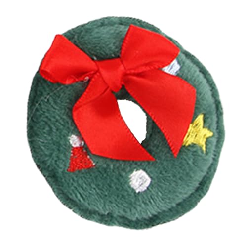 Geavonyg Weihnachtsringe Plüschhund Quietschspielzeug Mit Squeaker Festival Requisiten Kautschleife Für Aktive Haustieranreicherungsferien Geavonyg Weihnachtsringe Plüschhund Quietschspielzeug Mit Squeaker Festival Requisiten Kautschleife Für Aktive Haustieranreicherungsferien von Geavonyg