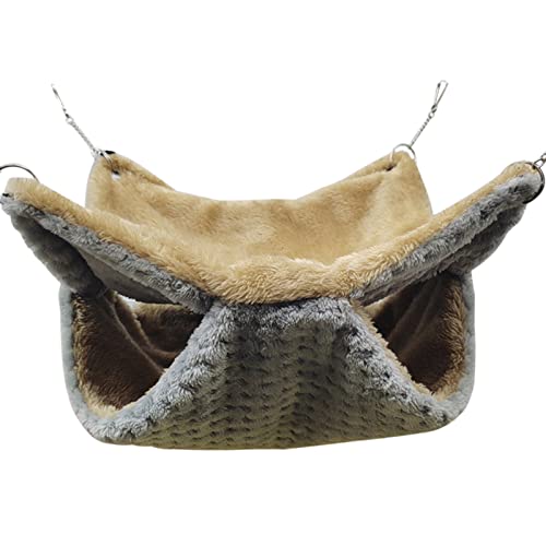 Geavonyg Winter Warmer Hamster Hängematte Hängende Betten Haus Für Kleine Tierische Käfig Vogel Eichhörnchen Chinchillas Nester Haustiere Lieferungen Haustierplüschkäfige Für Tiere von Geavonyg