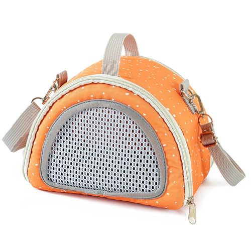 Multifunktionaler Hamsterträger Bag Atmungsaktive Kleine Reisehandtasche Mit Sicherheitsriemen Und Lüftungslöchern Multifunktionale Nagetiere Carrier Crossbody Bag von Geavonyg