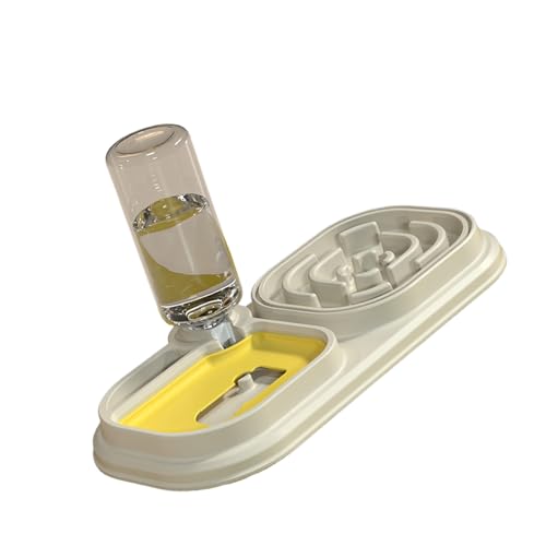Pet Double Bowl Slow Feeder Für Nahrung Und Wasser Fütterung Chock Proof Dog Fütterungsschale Katzen Wasser Futtermittelkostspiel Geschirr Hundeschale Pet Double Bowl Slow Feeder Für Nahrung Und Wasser Fütterung Chock Proof Dog Fütterungsschale Katzen Wasser Futtermittelkostspiel Geschirr Hundeschale von Geavonyg