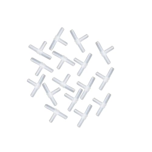 Qualitätspaket Von 100 Dauerhaften Oxygens Rohranschluss Multiple Gelenkfluggesellschaft Schlauch Geeignet Für Die Belüftung In Fischtanks Aquariumpumpenschlauchanschlüsse Luftverbinder Pumpenadapter von Geavonyg