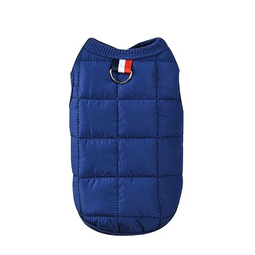 Winterhundjacken Hautfreundliches Kätzchen Runder Kragen Helle Farbjacken Winddicht Modekleidung Für Haustierkatze Kleine Schichten Große Ganzkörperwinddichte von Geavonyg