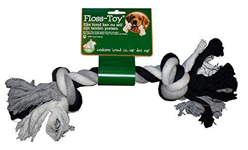 Boon Floss-Toy (Spieltau) - Schwarz/Weiß - Groß von Gebr. de Boon