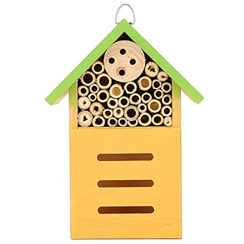 Bienenhotel, ungiftig Exquisite Dekoration Mehrzweck-Bienenhaus für bestimmte Insekten zum Beobachten von Tieren von Gedourain