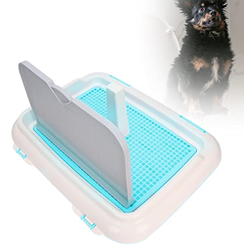 Katzentöpfchenzaun, einfach zu montierende Toilettenunterlage für Hundetraining für kleine Hunde oder Welpen (empfohlenes Gewicht unter 15 Pfund)(Blue) von Gedourain