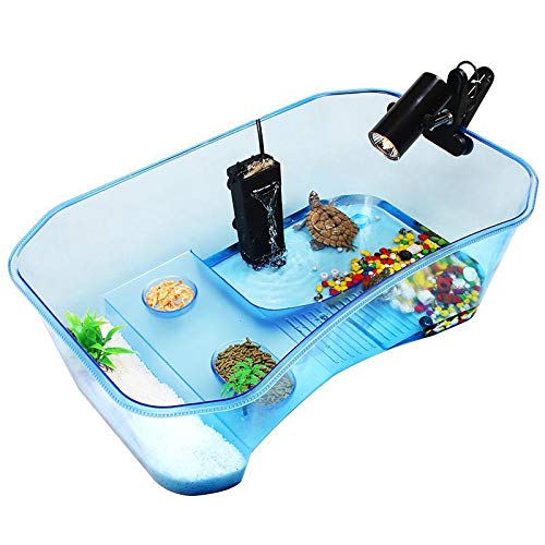 Schildkröten-Aquarium, Reptilien-Tank, Terrapin-See mit Plattformpflanzen für Haustier-Reptilien-Lebensraum Schildkröten-Aquarium, Reptilien-Tank, Terrapin-See mit Plattformpflanzen für Haustier-Reptilien-Lebensraum von Geegoods