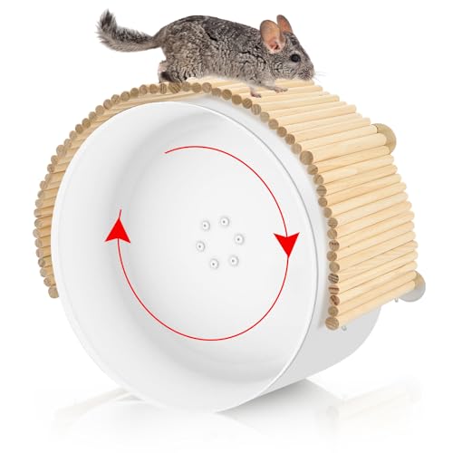 Geelin Chinchilla Laufrad Zaun, Chinchilla Natürliches Birkenholz Flexible Plattform Spielzeug Kletterspielzeug für Meerschweinchen Kaninchen Hamster Rennmäuse Ratten und andere Kleintiere Käfig Geelin Chinchilla Laufrad Zaun, Chinchilla Natürliches Birkenholz Flexible Plattform Spielzeug Kletterspielzeug für Meerschweinchen Kaninchen Hamster Rennmäuse Ratten und andere Kleintiere Käfig von Geelin