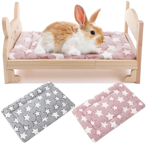 Geelin Großes Kaninchenbett aus Holz mit 2 weichen Matten, 20 Stück. 15,2 x 35,6 x 5,6 cm. 7,6 cm, 2-in-1-Haustierbett aus Holz, abnehmbare Kleintiercouch, Meerschweinchenbett mit abnehmbarer Matratze Geelin Großes Kaninchenbett aus Holz mit 2 weichen Matten, 20 Stück. 15,2 x 35,6 x 5,6 cm. 7,6 cm, 2-in-1-Haustierbett aus Holz, abnehmbare Kleintiercouch, Meerschweinchenbett mit abnehmbarer Matratze von Geelin