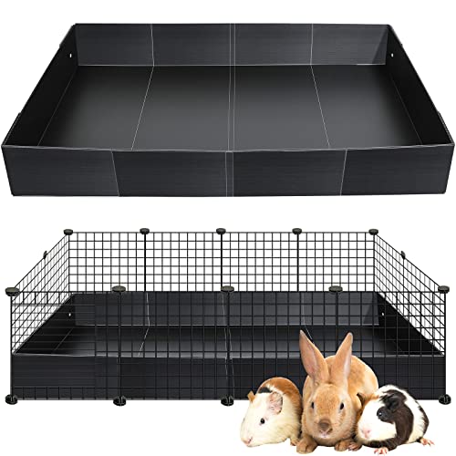 Geelin Käfigeinlage aus Wellpappe, 2 x 4 Paneele, für Meerschweinchen, Igel, Kaninchen, mit C&C-Käfigen, Schwarz Geelin Käfigeinlage aus Wellpappe, 2 x 4 Paneele, für Meerschweinchen, Igel, Kaninchen, mit C&C-Käfigen, Schwarz von Geelin