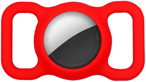 Apple AirTag Hülle Silikon für Haustiere Halsband Hund/Katze Rot Apple AirTag Hülle Silikon für Haustiere Halsband Hund/Katze Rot von Geen