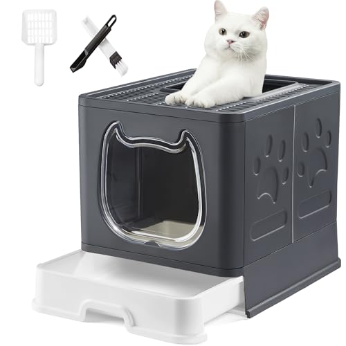 Gefryco Kitty Katzentoilette mit Deckel, Katzentoilette für Kätzchen und kleine Katzen von Gefryco