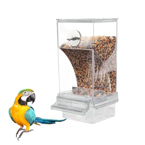 Automatischer Vogelfutterspender für Vogelkäfige, kein Durcheinander, automatischer Futterspender für Papageien, Futterspender zum Aufhängen, kein Verschütten, Vogelfutterspender für Sittiche, Automatischer Vogelfutterspender für Vogelkäfige, kein Durcheinander, automatischer Futterspender für Papageien, Futterspender zum Aufhängen, kein Verschütten, Vogelfutterspender für Sittiche, von Gehanico