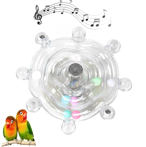 Drehbares Spielzeug für Vögel, lustiges Papageienspielzeug, Vogelspielzeug für Käfig, Unterhaltung, Kauübungen, bunt, interaktives Spinnrad, Rassel oder kleine, mittelgroße Nymphensittiche Drehbares Spielzeug für Vögel, lustiges Papageienspielzeug, Vogelspielzeug für Käfig, Unterhaltung, Kauübungen, bunt, interaktives Spinnrad, Rassel oder kleine, mittelgroße Nymphensittiche von Gehanico