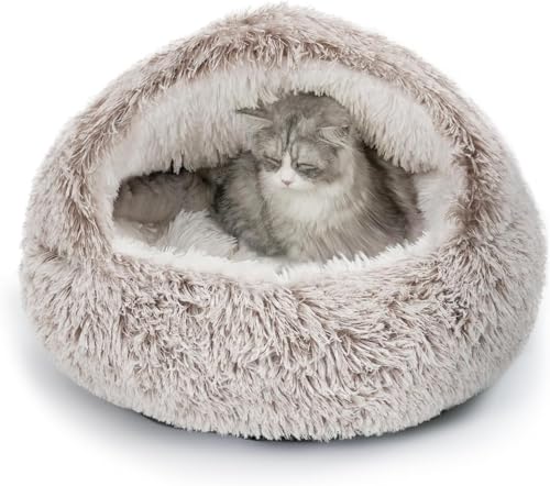 Gehanico Katzenbett Indoor-Katzen große Höhle Hundebett Donut-Kuschelnest warmes weiches Plüsch-Hunde-Katzenkissen mit gemütlichem Schwamm rutschfester Unterseite Katzennest Pod winddichtes Bett Gehanico Katzenbett Indoor-Katzen große Höhle Hundebett Donut-Kuschelnest warmes weiches Plüsch-Hunde-Katzenkissen mit gemütlichem Schwamm rutschfester Unterseite Katzennest Pod winddichtes Bett von Gehanico