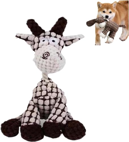Gehanico Robustplush Hundespielzeug, unsterbliches Quietschspielzeug, Plüschspielzeug für aggressive Kauer für kleine, mittelgroße Hunde, langlebiges Plüschtier, Kauspielzeug für Zahngesundheit, Gehanico Robustplush Hundespielzeug, unsterbliches Quietschspielzeug, Plüschspielzeug für aggressive Kauer für kleine, mittelgroße Hunde, langlebiges Plüschtier, Kauspielzeug für Zahngesundheit, von Gehanico
