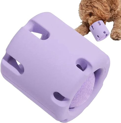 Gehanico Tennis Tumble Puzzle Hunde Spielzeug Naturkautschuk Interaktives Hundespielzeug Bissfest Hund Puzzle Ball Spielzeug Unzerstörbar Kaugummi Tennisbälle für Hunde Spieltraining Spielzeug (Lila) Gehanico Tennis Tumble Puzzle Hunde Spielzeug Naturkautschuk Interaktives Hundespielzeug Bissfest Hund Puzzle Ball Spielzeug Unzerstörbar Kaugummi Tennisbälle für Hunde Spieltraining Spielzeug (Lila) von Gehanico