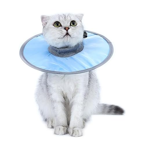 Halsbänder für Hunde Katze Anti-Biss Schutz Verstellbar Comfy Auffanghalsband Rund für Hunde und Katzen Anti-Biss Schutz (M) von Gehanico