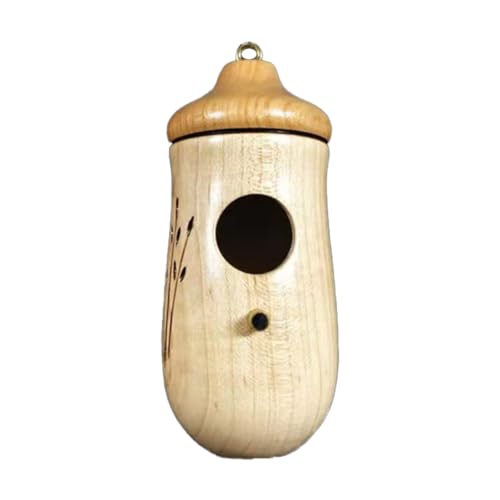Hölzernes Kolibrihaus, Libiyi Hölzernes Kolibrihaus Geschenk für Naturliebhaber Sherem Hölzernes Kolibrihaus Wooden Hummingbird House Wooden Hummingbird House (1) von Gehanico