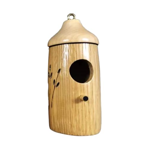 Hölzernes Kolibrihaus, Libiyi Hölzernes Kolibrihaus Geschenk für Naturliebhaber Sherem Hölzernes Kolibrihaus Wooden Hummingbird House Wooden Hummingbird House (2) von Gehanico