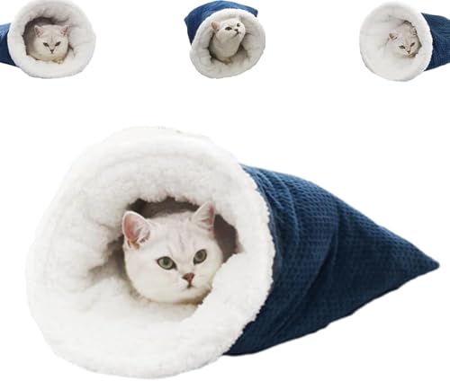 Katzen-Winterschlafsack 2025, weicher Katzenunterschlupf, Hundekuschelsack, weiches Plüsch-Katzenbett für den Winter, gemütliches Katzenbett, Höhle, Wickeltuch, bequemer Haustier-Kuschelsack für Katzen-Winterschlafsack 2025, weicher Katzenunterschlupf, Hundekuschelsack, weiches Plüsch-Katzenbett für den Winter, gemütliches Katzenbett, Höhle, Wickeltuch, bequemer Haustier-Kuschelsack für von Gehanico