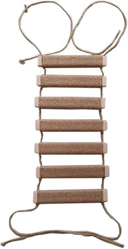 Katzenklettergerüst für den Außenbereich, 2024, Kratzbaum, Wandkletterbrücke, Klettergerüst für Wand, Katzenseil, 50,8 cm, Leiter, Katzenbaum, Wandkletterbrücke, Kletterseilleiter für Katzen, Katzenklettergerüst für den Außenbereich, 2024, Kratzbaum, Wandkletterbrücke, Klettergerüst für Wand, Katzenseil, 50,8 cm, Leiter, Katzenbaum, Wandkletterbrücke, Kletterseilleiter für Katzen, von Gehanico
