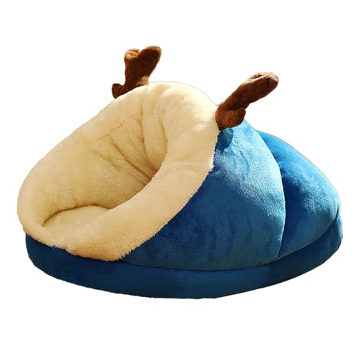 Kleines Hundebett, Katzenhöhle, Betten für Innenkatzen, weiches, warmes Haus, bequem, warmes Haustiernest, rutschfester Schlafsack für Welpen, Wintergeschenk, Zuhause, warme Höhle, schöne geschwollene Kleines Hundebett, Katzenhöhle, Betten für Innenkatzen, weiches, warmes Haus, bequem, warmes Haustiernest, rutschfester Schlafsack für Welpen, Wintergeschenk, Zuhause, warme Höhle, schöne geschwollene von Gehanico