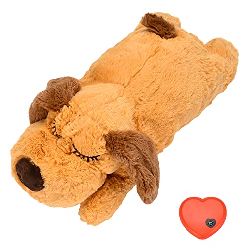 Welpenspielzeug mit Herzschlag Haustier Angstlinderung und Beruhigungshilfe Weiches Plüsch Schlafkumpel Verhaltenshilfe Hundespielzeug Welpe Verhaltenstraining Spielzeug Kauer Geschenk für Hund (Hund) Welpenspielzeug mit Herzschlag Haustier Angstlinderung und Beruhigungshilfe Weiches Plüsch Schlafkumpel Verhaltenshilfe Hundespielzeug Welpe Verhaltenstraining Spielzeug Kauer Geschenk für Hund (Hund) von Gehanico