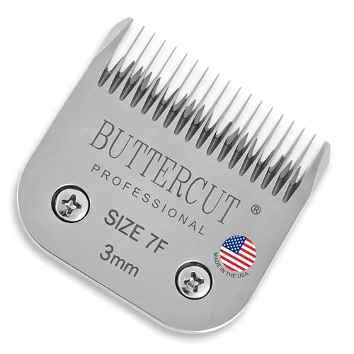 Geib Buttercut Edelstahl-Hundeschneiderklinge, Größe 7F, 1/8 Zoll Schnittlänge Geib Buttercut Edelstahl-Hundeschneiderklinge, Größe 7F, 1/8 Zoll Schnittlänge von Geib Buttercut