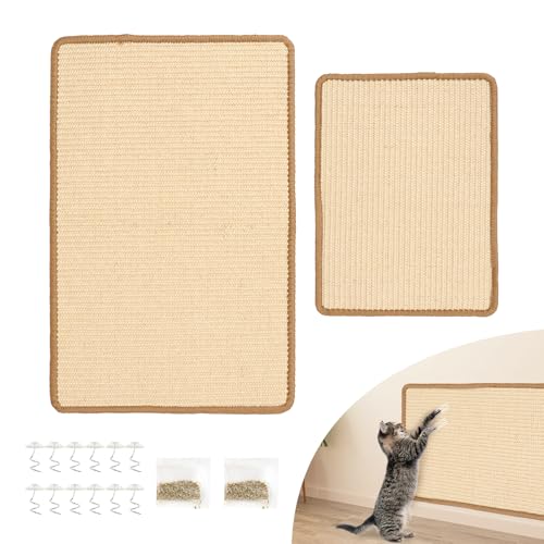 2 Stück Kratzmatte Katze,kratzschutz Sofa Katze sisal Teppich kratzmatte Katze Wand Katzen zubehör,Geeignet für Sofamöbeltüren,um Katzenkratzern vorzubeugen und Teppiche und Wände 60x40 cm+30x40 cm 2 Stück Kratzmatte Katze,kratzschutz Sofa Katze sisal Teppich kratzmatte Katze Wand Katzen zubehör,Geeignet für Sofamöbeltüren,um Katzenkratzern vorzubeugen und Teppiche und Wände 60x40 cm+30x40 cm von GeluEla