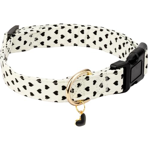 Gelwoo Hundehalsband aus Baumwolle, weich und niedlich, Welpenhalsband mit Dinosaurier-Muster, für Mädchen, weibliche und Jungen, verstellbare Schnalle, Haustierhalsband für kleine, mittelgroße und Gelwoo Hundehalsband aus Baumwolle, weich und niedlich, Welpenhalsband mit Dinosaurier-Muster, für Mädchen, weibliche und Jungen, verstellbare Schnalle, Haustierhalsband für kleine, mittelgroße und von Gelwoo
