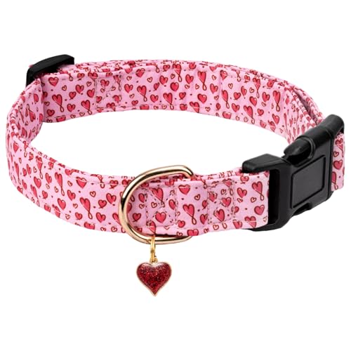 Gelwoo Hundehalsband aus Baumwolle, weiches und niedliches Welpenhalsband mit Dinosaurier-Muster, für Mädchen, weibliche und Jungen, verstellbare Schnalle, Haustierhalsband für kleine, mittelgroße und Gelwoo Hundehalsband aus Baumwolle, weiches und niedliches Welpenhalsband mit Dinosaurier-Muster, für Mädchen, weibliche und Jungen, verstellbare Schnalle, Haustierhalsband für kleine, mittelgroße und von Gelwoo