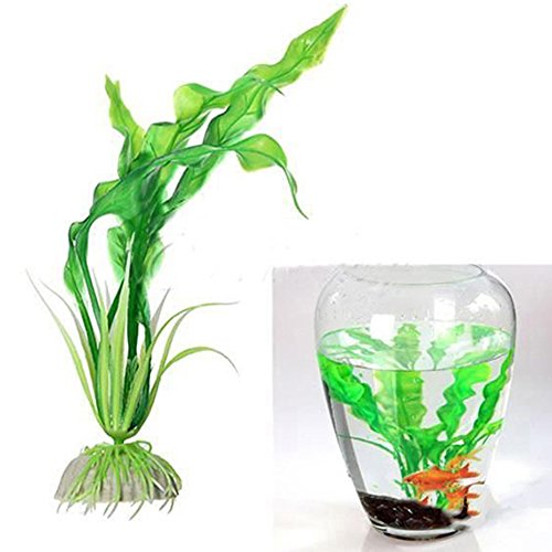 Gemini_mall® Künstliche Grünpflanze, Gras-Wasserpflanzen für Aquarium, Dekoration, Dekoration, Kunststoff-U-Boot von Gemini_mall
