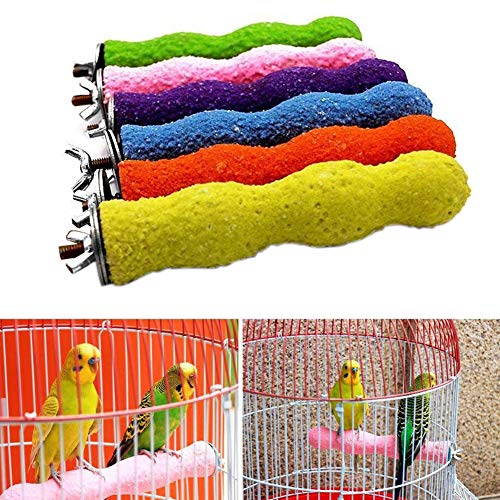 Gemini_mall Vogelklaue Schnabel Schleifen Bar Papagei Zähne Stein Stick Haustier Kauen Sitzstange Spielzeug Dekor Käfig Hängende Zubehör Zufällige Farbe 20 cm Gemini_mall Vogelklaue Schnabel Schleifen Bar Papagei Zähne Stein Stick Haustier Kauen Sitzstange Spielzeug Dekor Käfig Hängende Zubehör Zufällige Farbe 20 cm von Gemini_malll