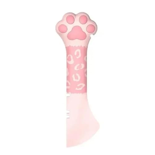 1 x Löffel mit langem Griff for Tierdosen, Dosenöffner for Tierdosen, Löffel for Nass- und Trockenfutter, Kelle for Katzen- und Hundefutter.(Pink) von Generic