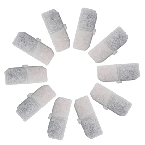 10 Stück Haustier-Trinkbrunnenfilter – Zuverlässige Katzen-Trinkbrunnenfilter | Aktivkohlefilter, langlebige Ersatzfilter für Hundebrunnen, tiefreinigendes Zubehör für Hundebrunnen, 11 x 5 cm 10 Stück Haustier-Trinkbrunnenfilter – Zuverlässige Katzen-Trinkbrunnenfilter | Aktivkohlefilter, langlebige Ersatzfilter für Hundebrunnen, tiefreinigendes Zubehör für Hundebrunnen, 11 x 5 cm von Generic