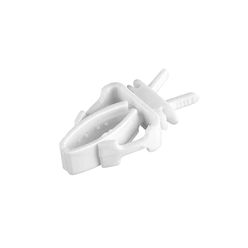12 Vogelkäfig-Clips, Vogelkäfig-Futterregal, Vogelkäfig-Clips zur Handhabung -Obst und -Gemüse, Tierfutter-Clips Katzenessen (Beige, One Size) von Generic